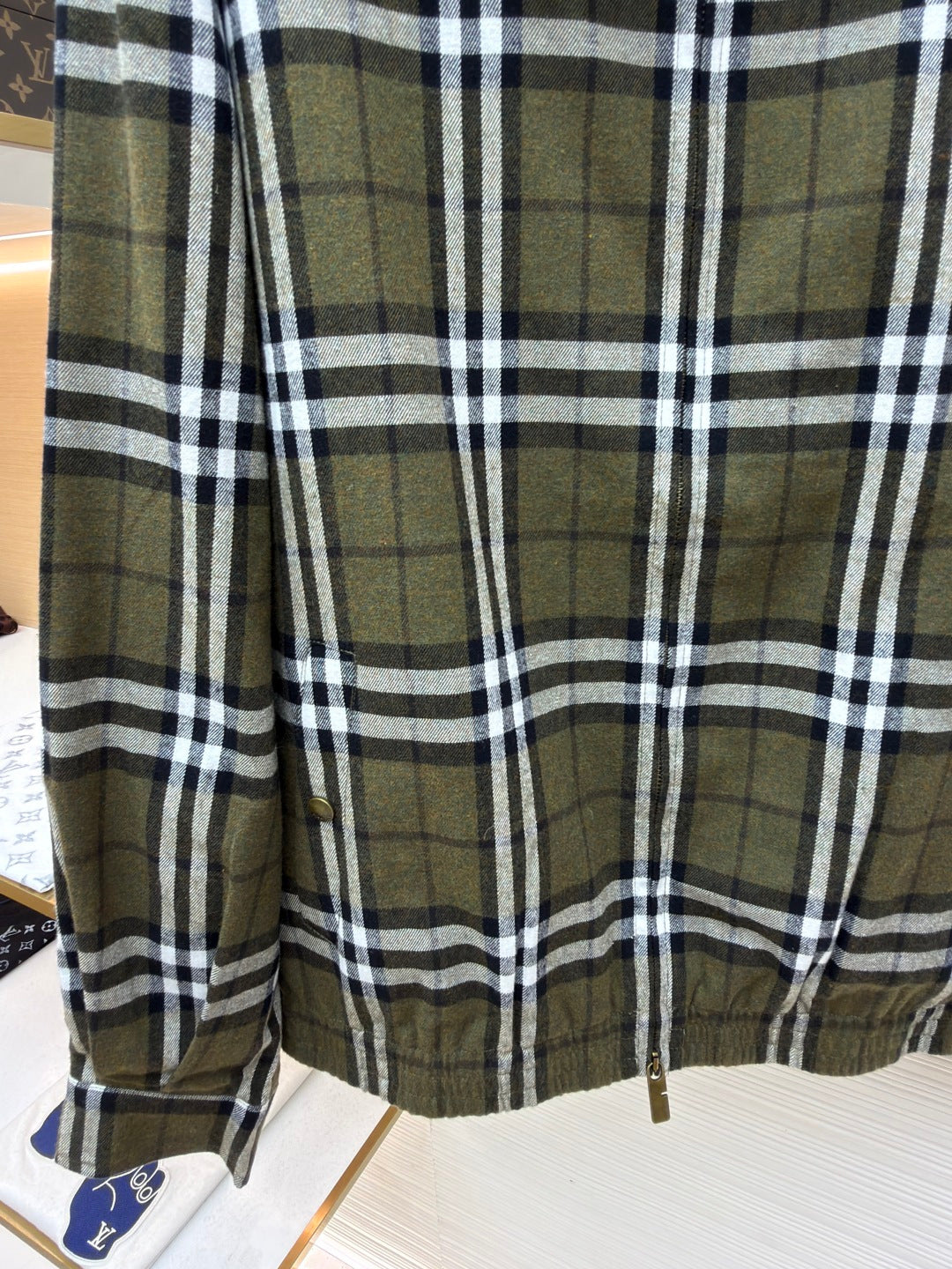 Vintage Check Cashmere Jacket