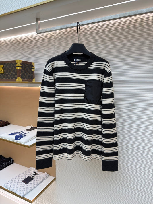 Logo Patch Crewneck Sweater