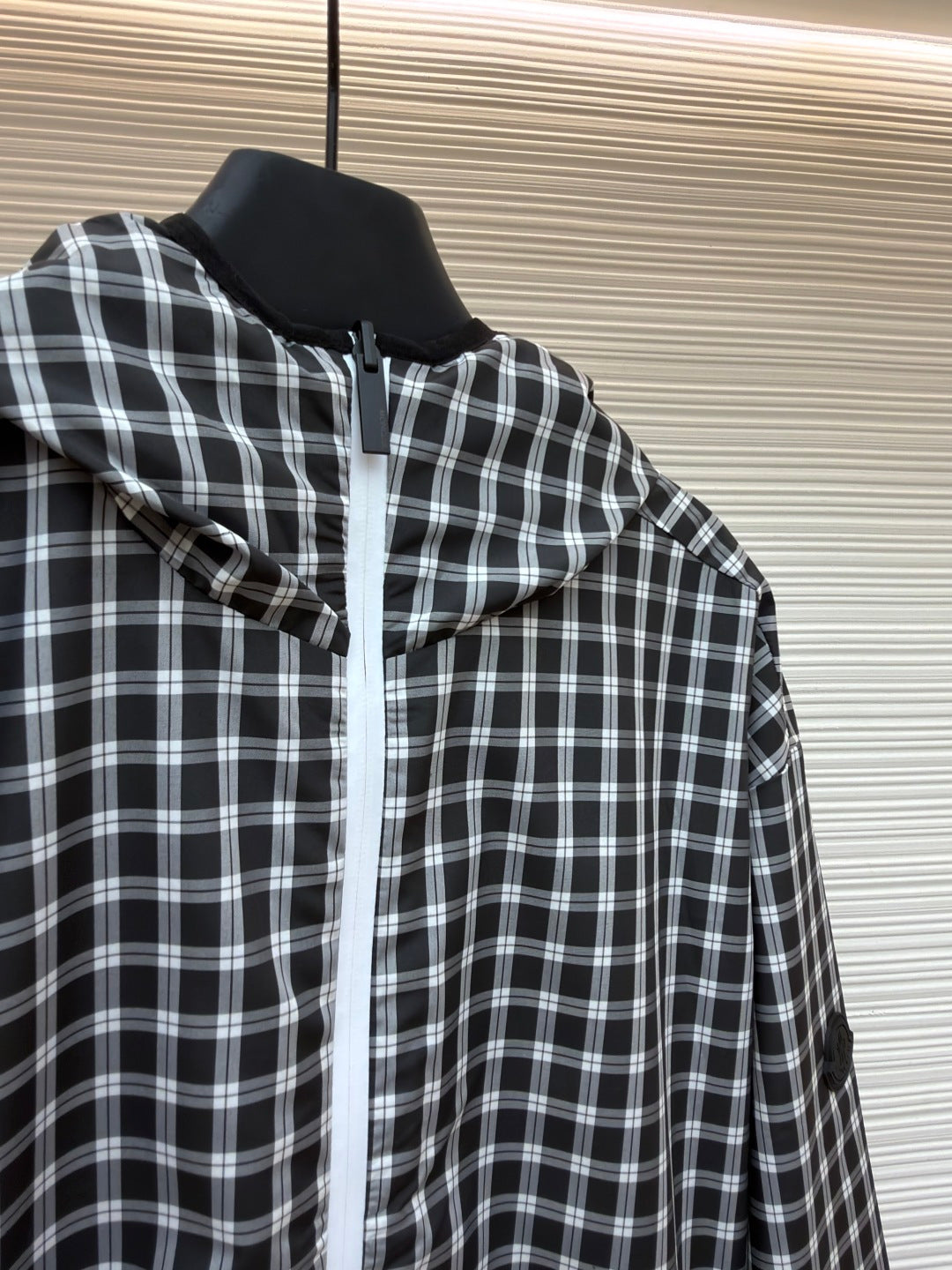 Logo Patch Hooded Jacket