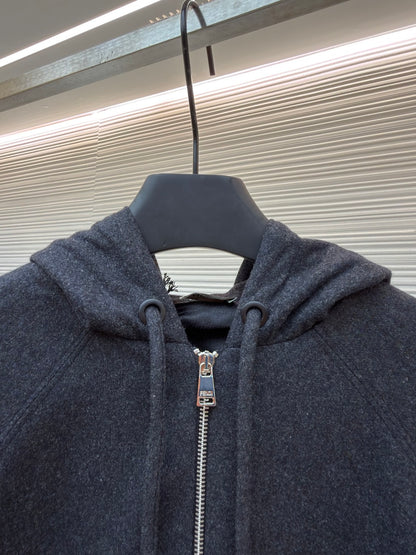 Cashmere Hooded Jacket