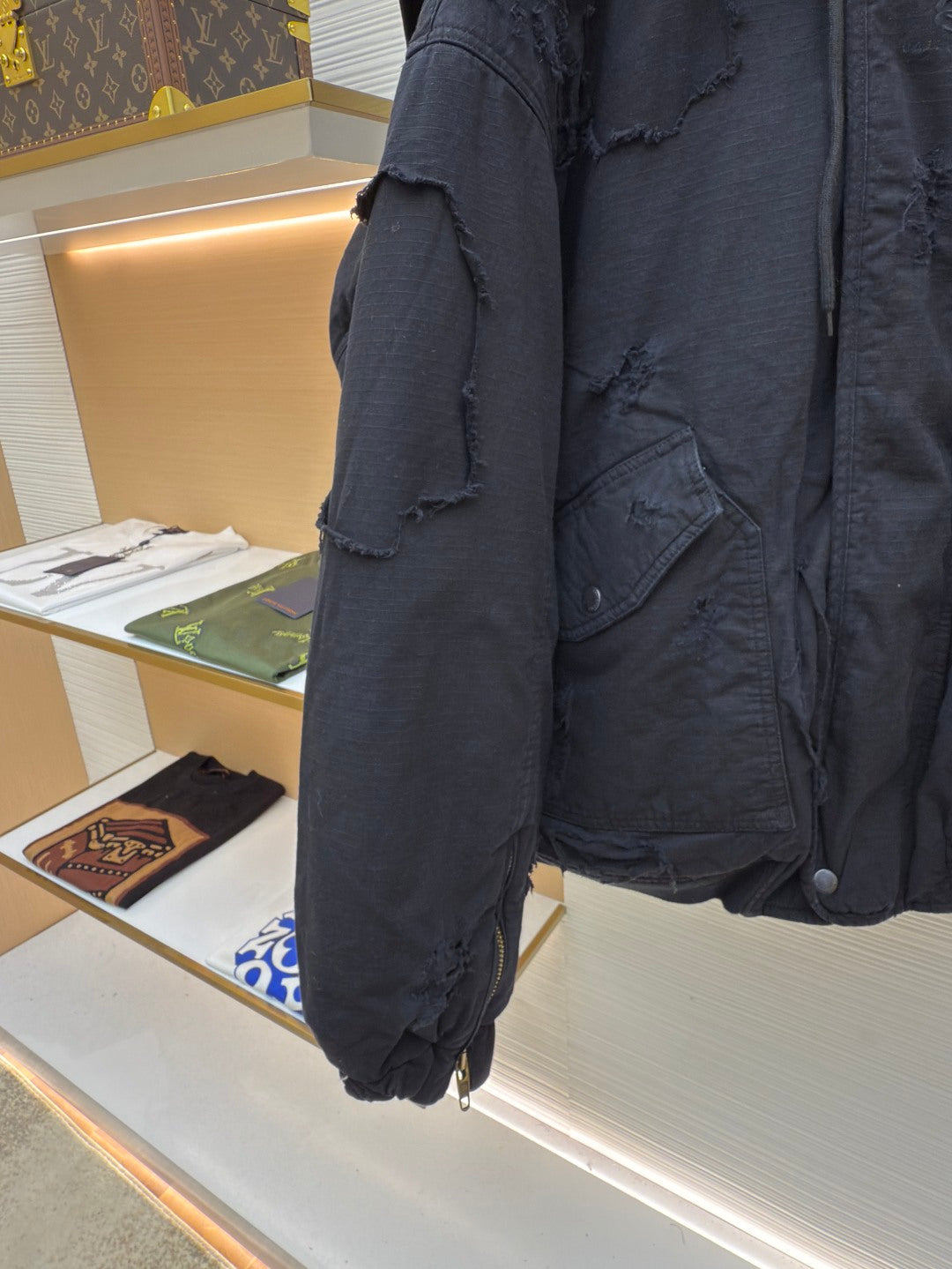 Destroyed Down Jacket