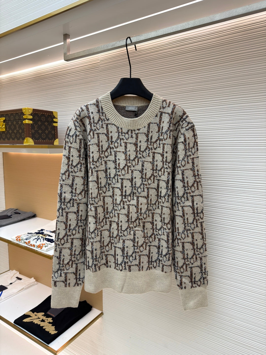 Oblique Crewneck Sweater