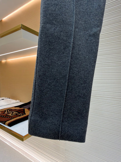 Oblique Cashmere Trousers