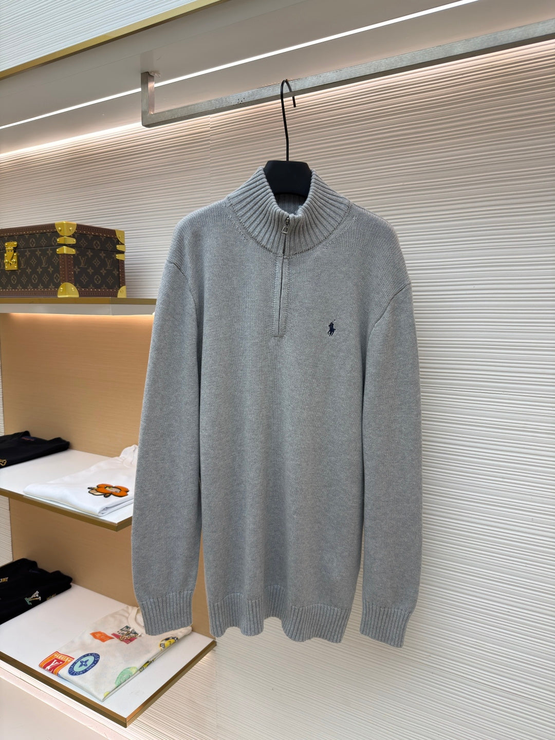 Embroidered Turtleneck Sweater