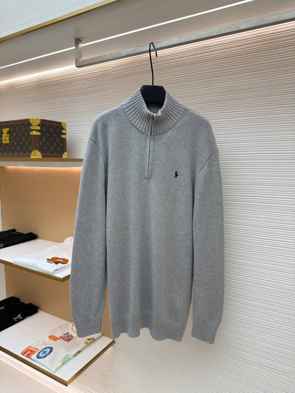 Embroidered Turtleneck Sweater