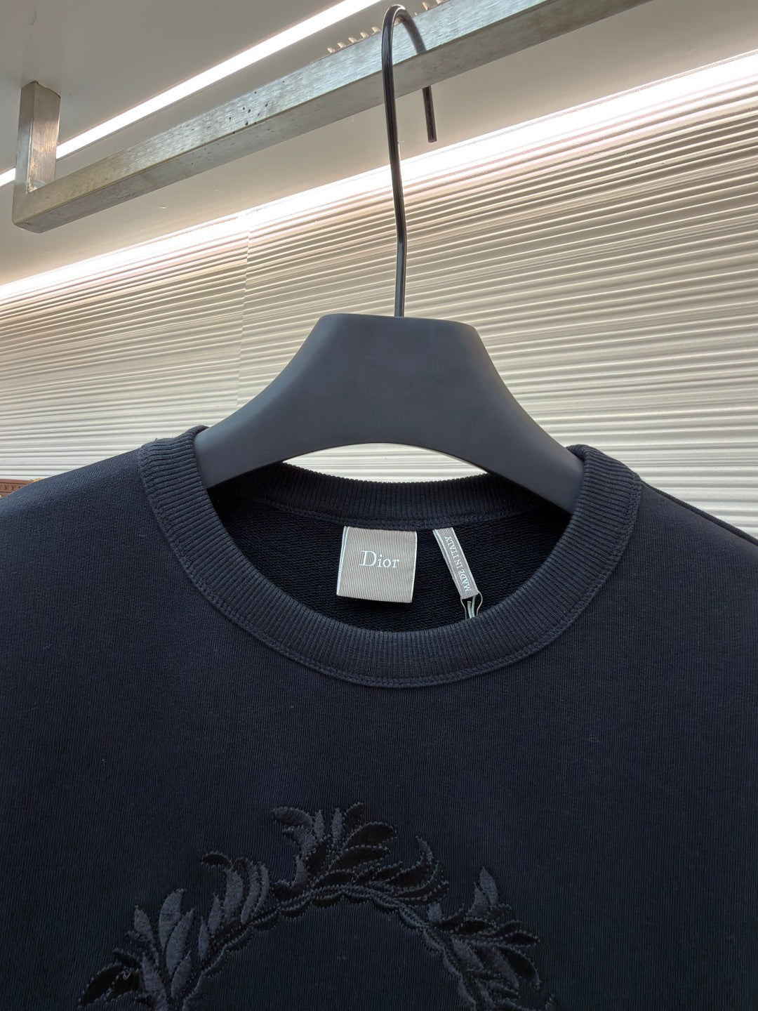 Embroidered Crewneck Sweatshirt