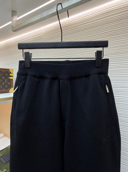 Oblique Cashmere Trousers