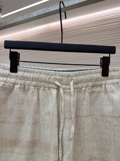 Embroidered Denim Shorts