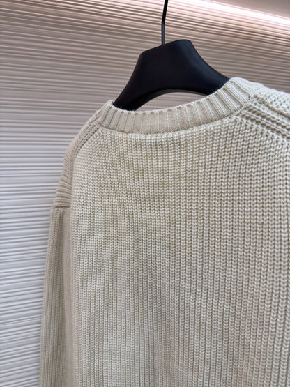 Logo Wool Crewneck Sweater
