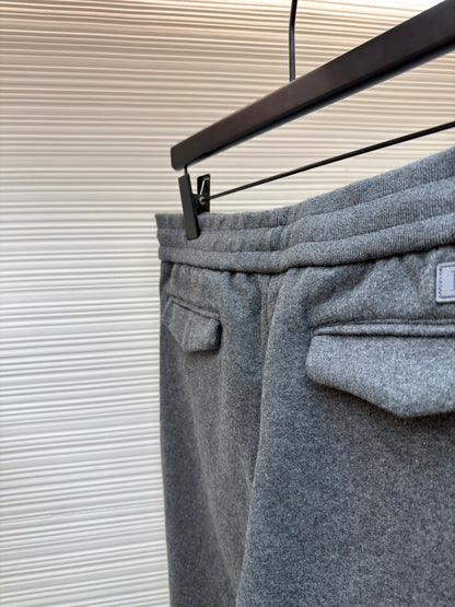 Oblique Cashmere Trousers