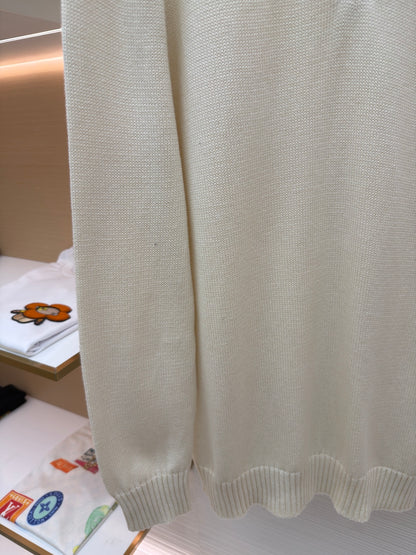 Embroidered Turtleneck Sweater