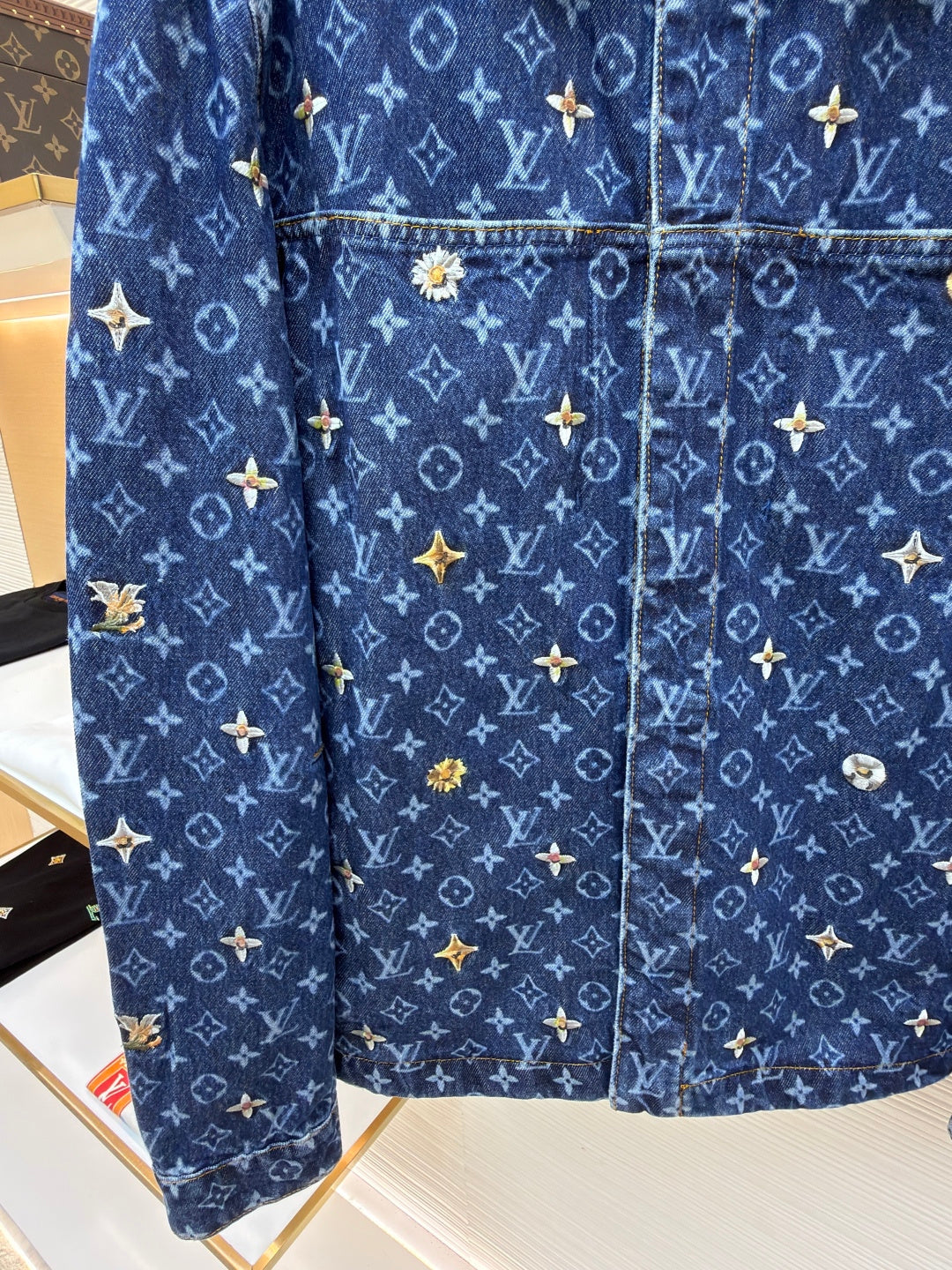 LV Logo Denim Jacket