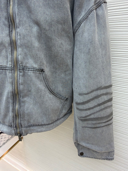 Denim Down Jacket
