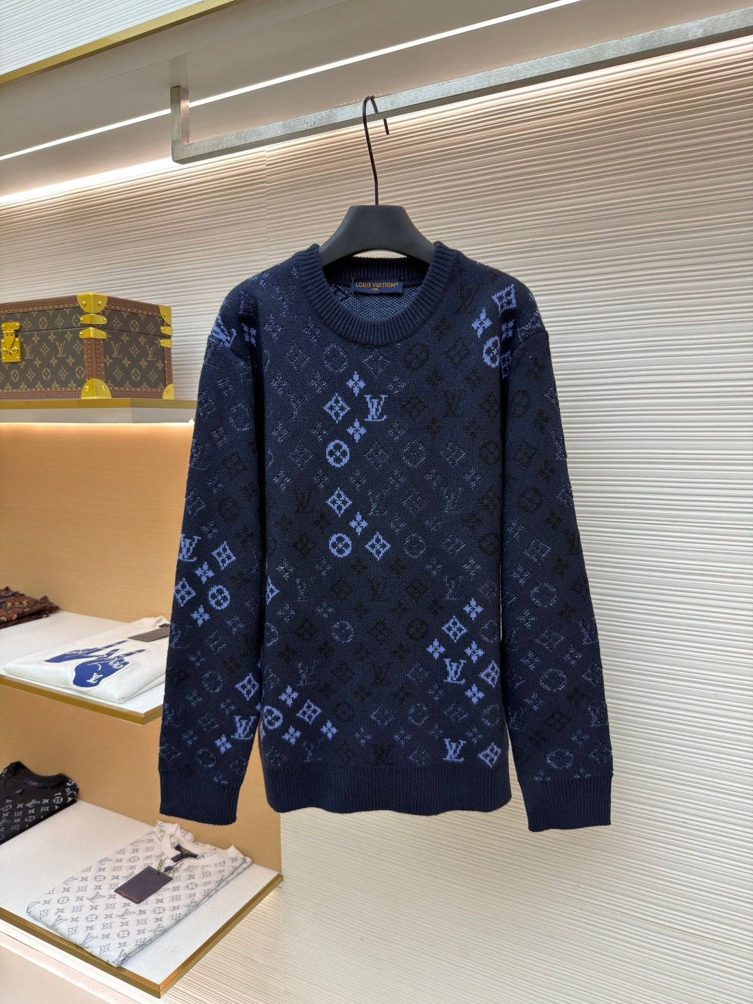 LV Logo Crewneck Sweater