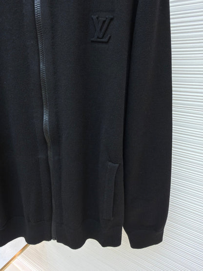 LV Logo Cashmere Crewneck Sweater