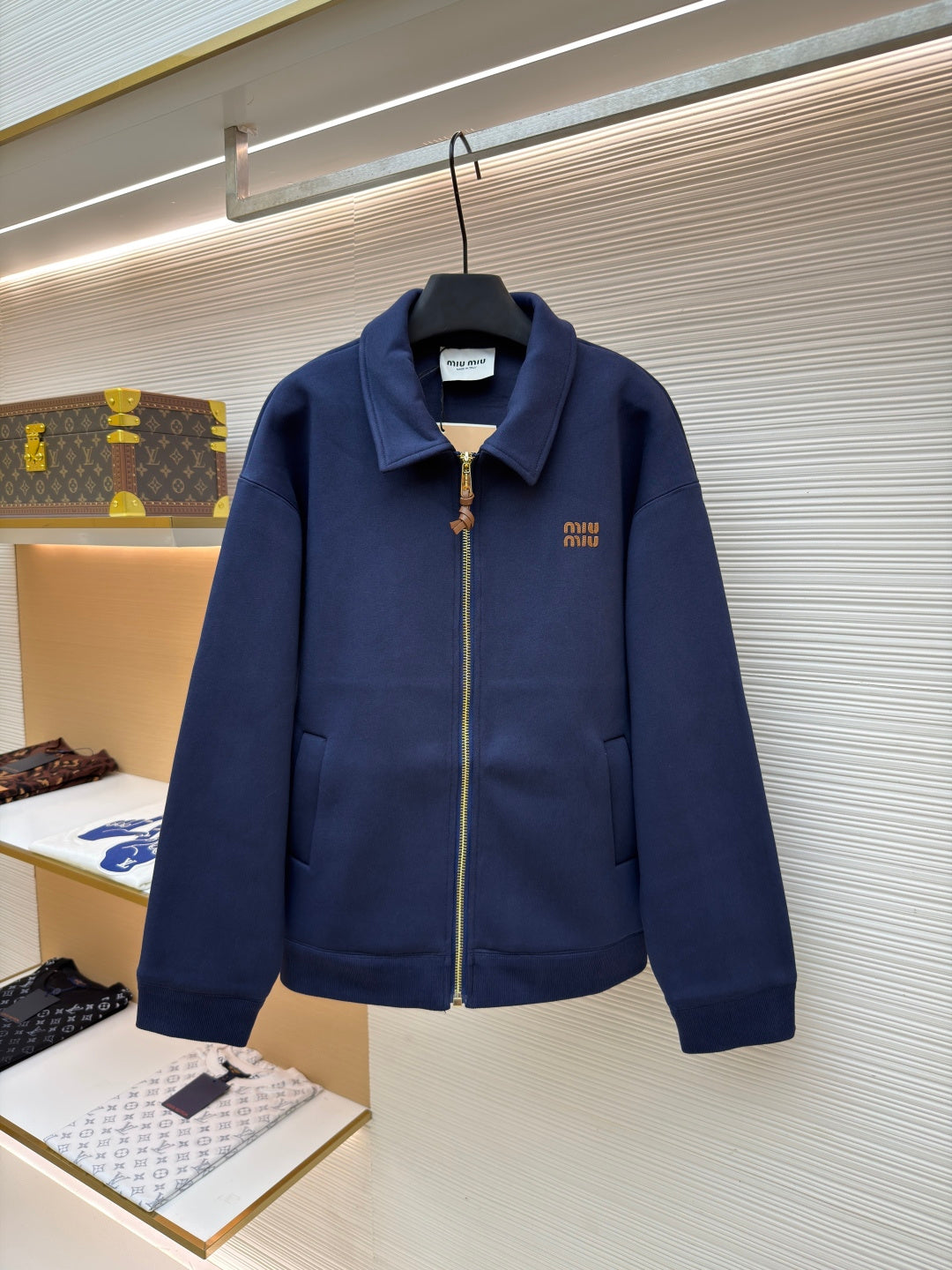 Embroidered Zip Jacket