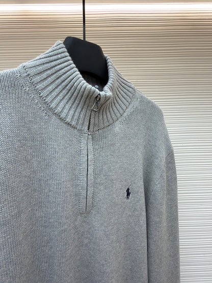 Embroidered Turtleneck Sweater