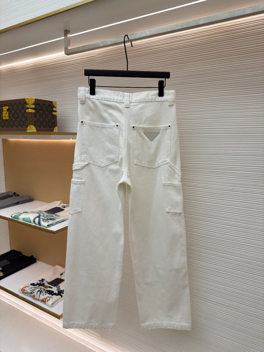 Logo Patch Cargo Trousers