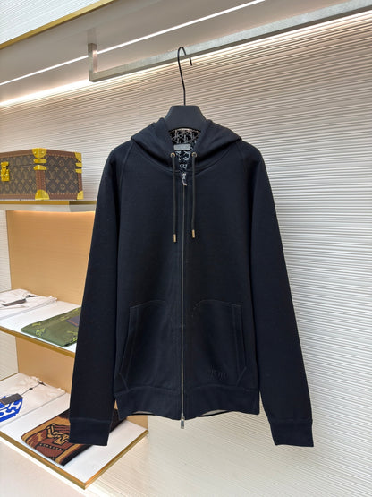 Oblique Cashmere Knit Cardigan