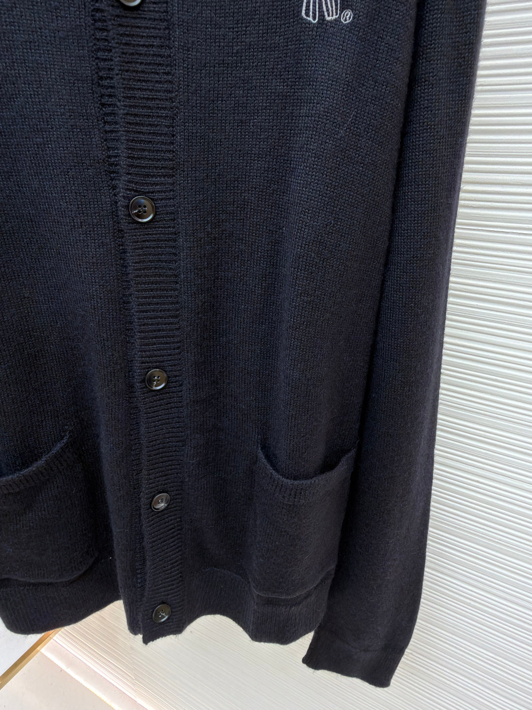 Bow Motif Knit Cardigan