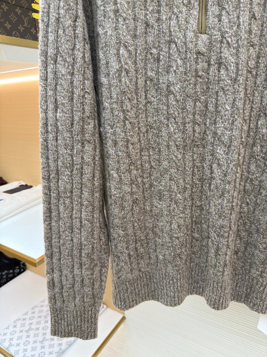 Wool Half-Zip Sweater