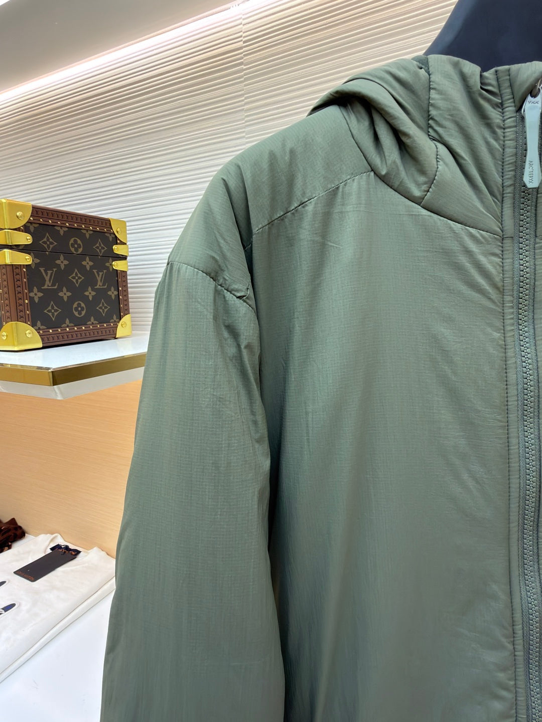 Embroidered Down Jacket