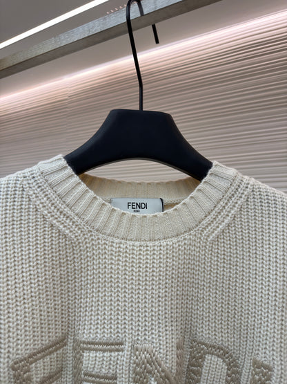 Logo Wool Crewneck Sweater