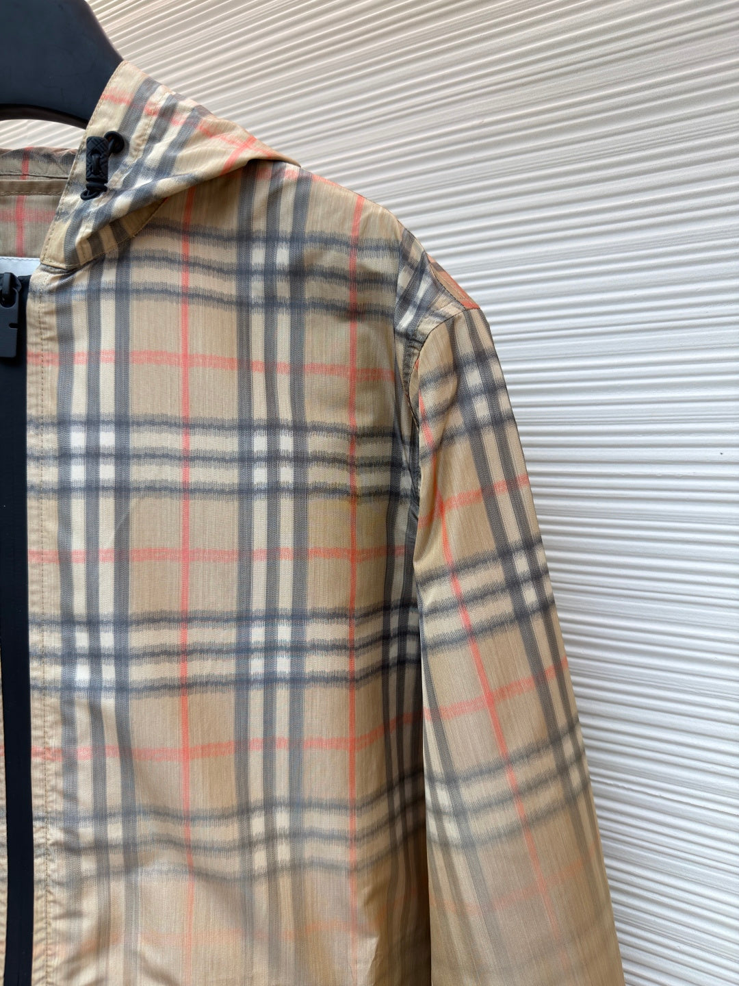 Vintage Check Hooded Jacket