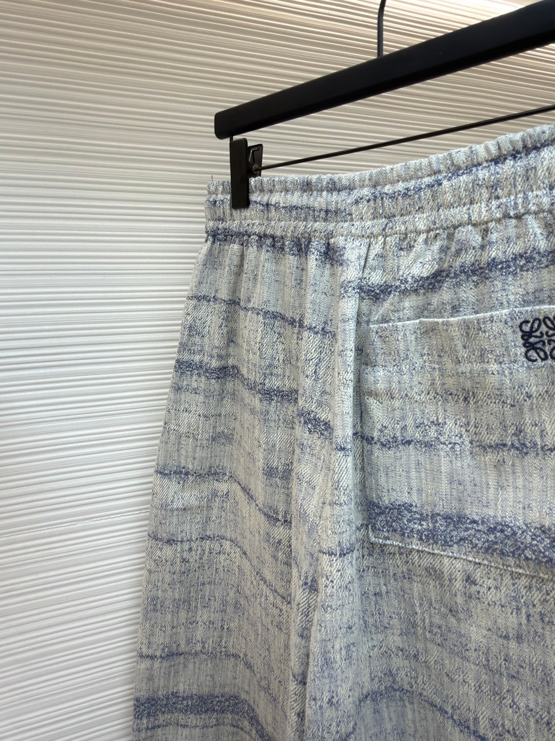 Embroidered Denim Shorts
