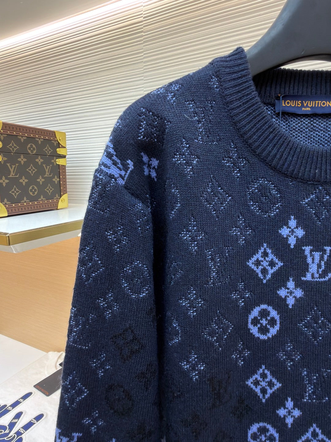 LV Logo Crewneck Sweater