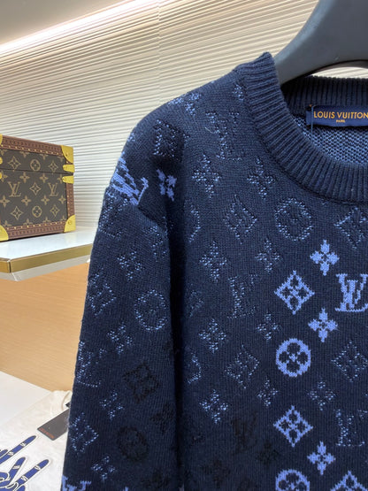 LV Logo Crewneck Sweater