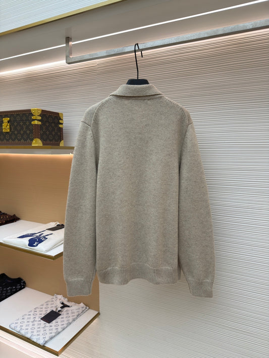 Cashmere Zip Cardigan