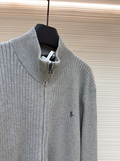 Pony Embroidered Zip Jacket
