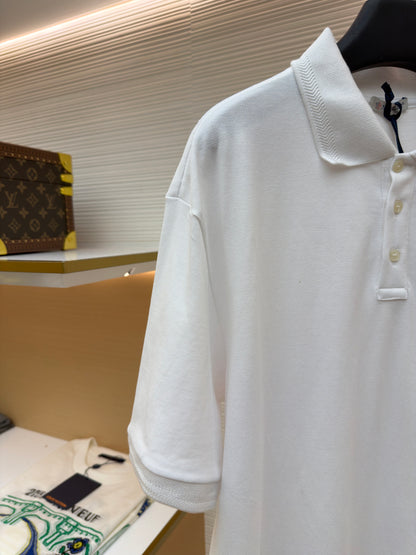 Logo Patch Polo Shirt