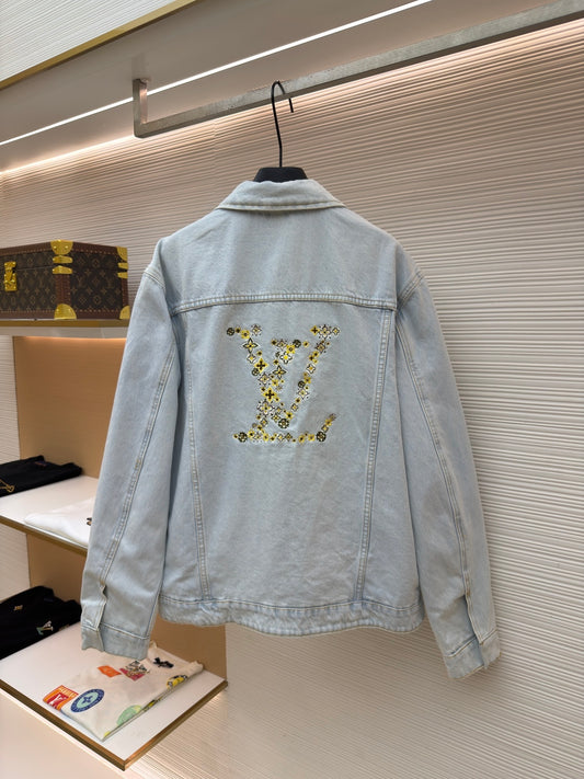 LV Logo Denim Jacket