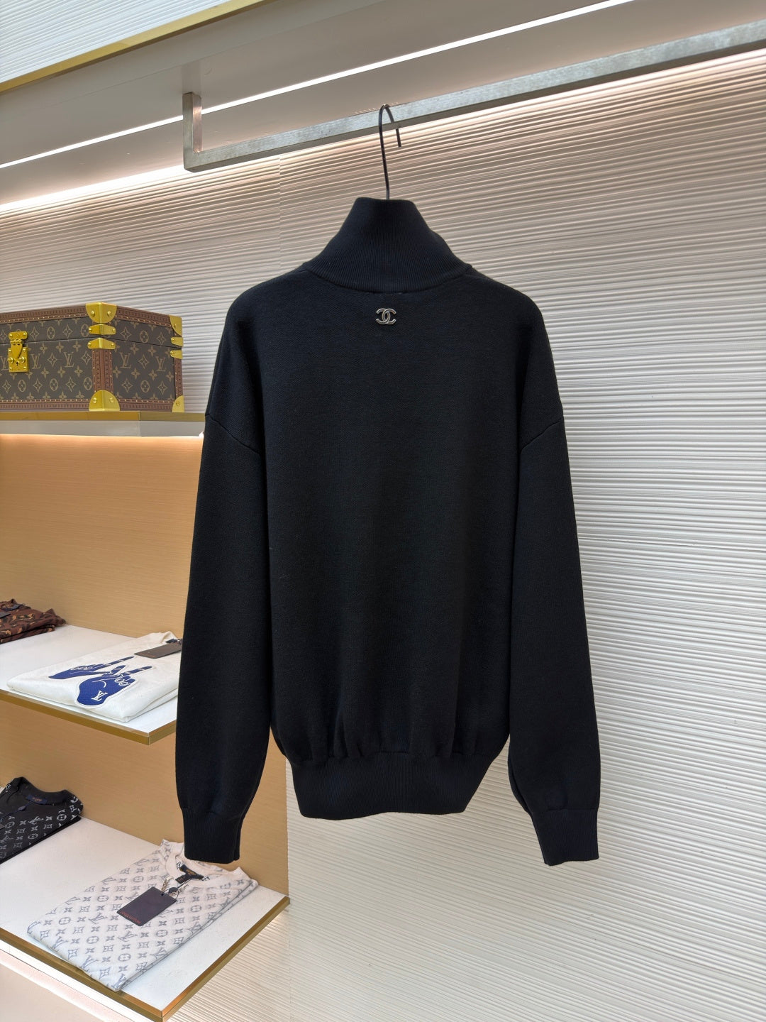 Logo Half-Zip Sweater