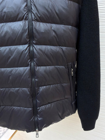 Embroidered Down Jacket