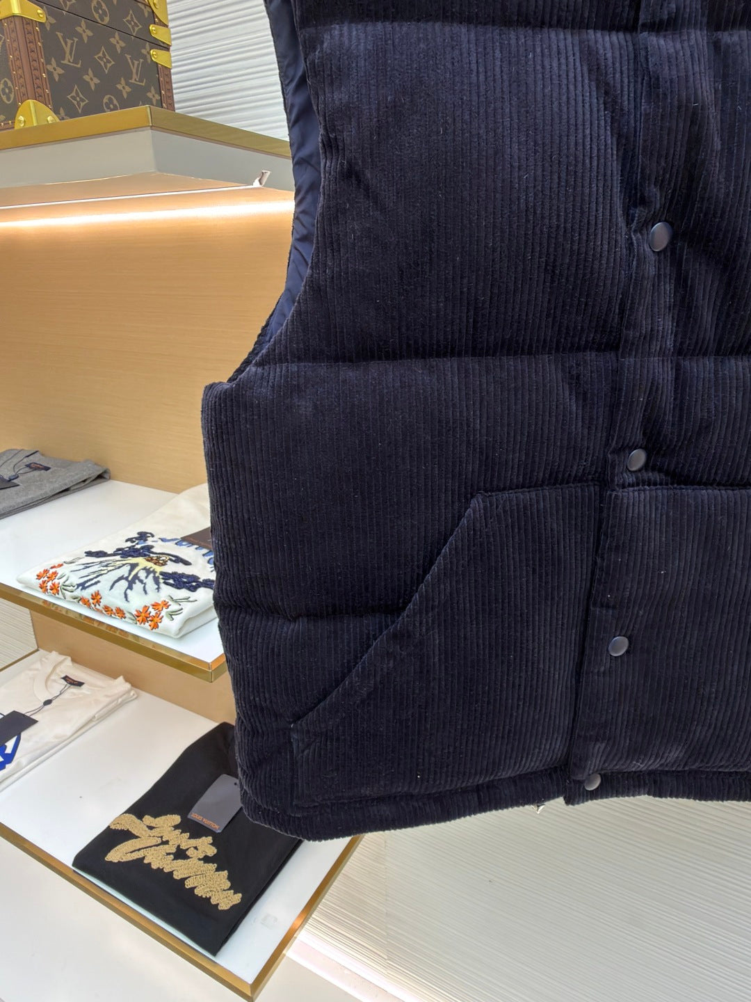 Corduroy Down Gilet
