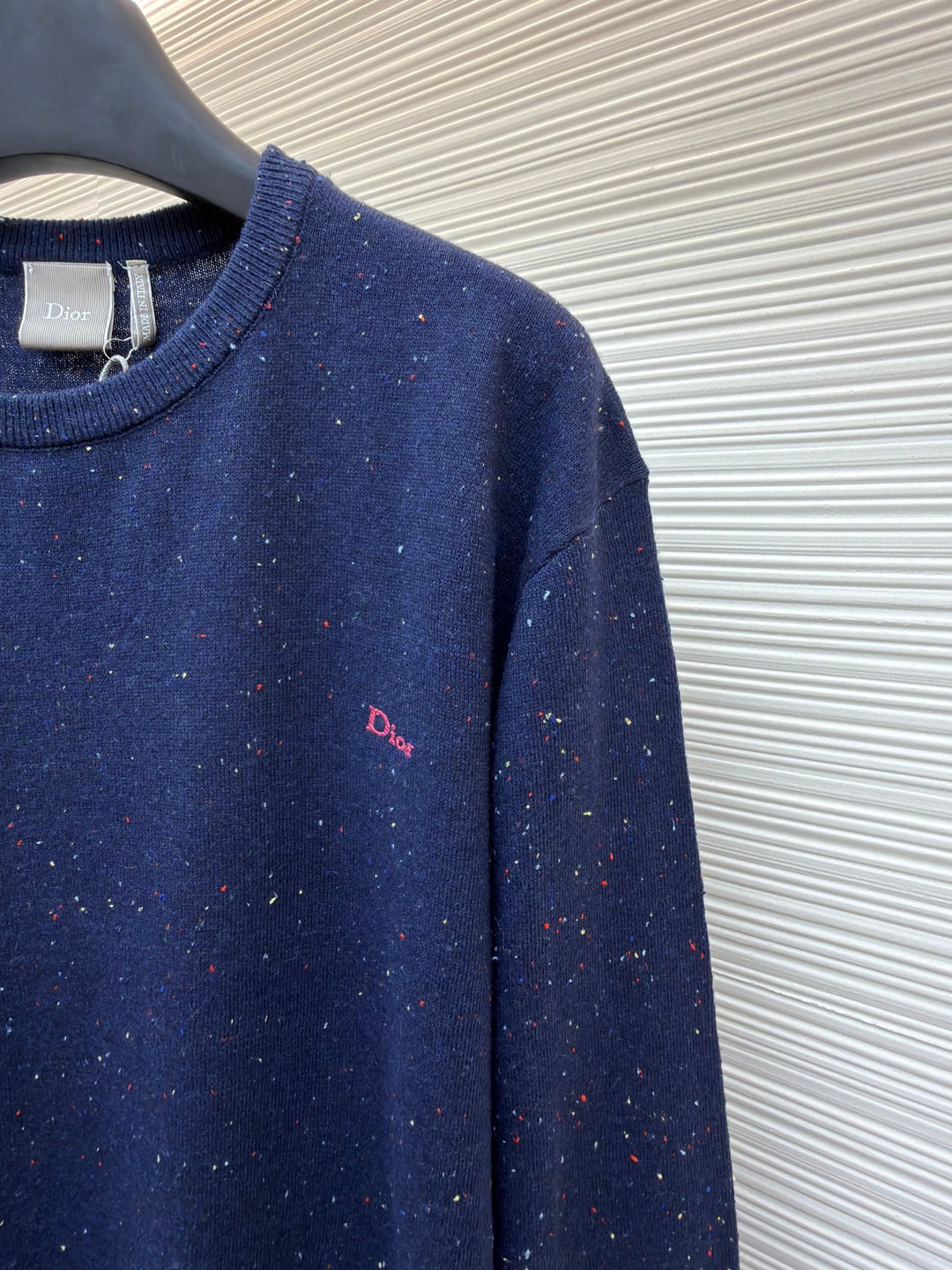 CD Logo Wool Crewneck Sweater