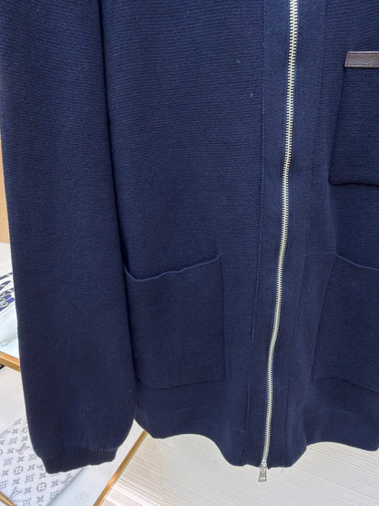 Logo Patch Zip Jacket