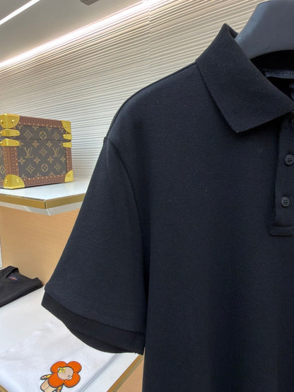 Logo Patch Polo Shirt