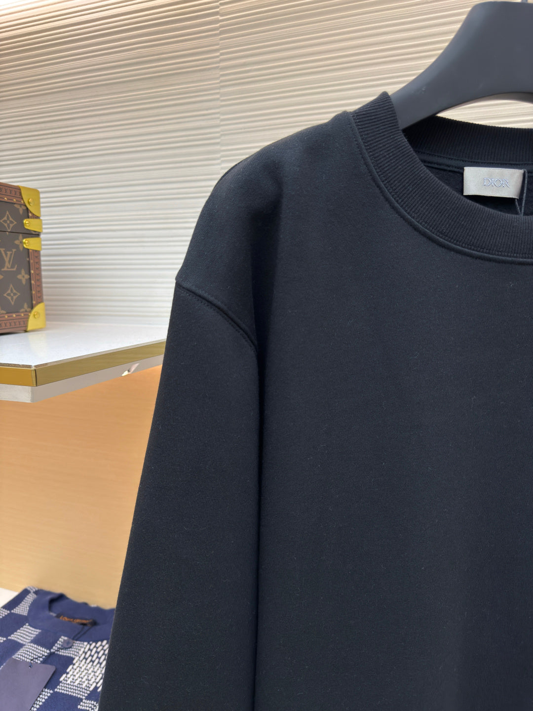 Embroidered Crewneck Sweatshirt