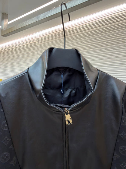 Monogram Leather Jacket
