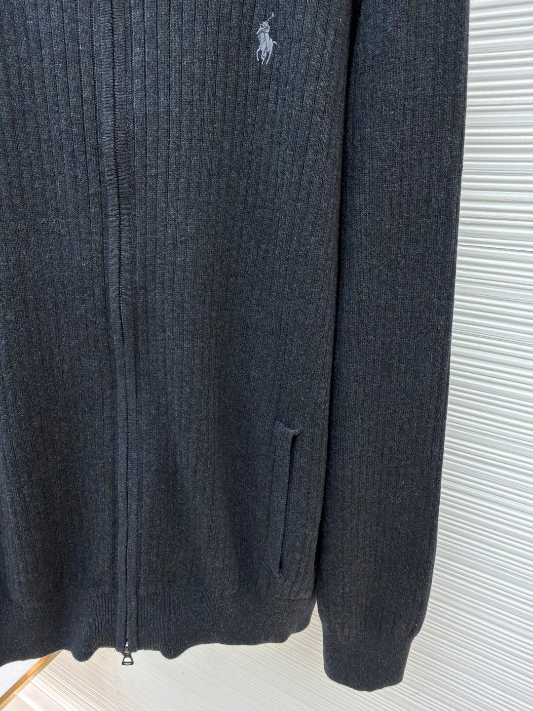 Pony Embroidered Zip Jacket