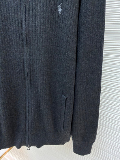 Pony Embroidered Zip Jacket