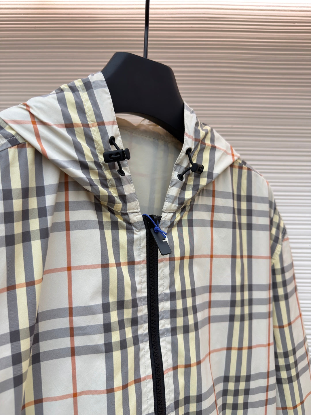 Vintage Check Hooded Jacket