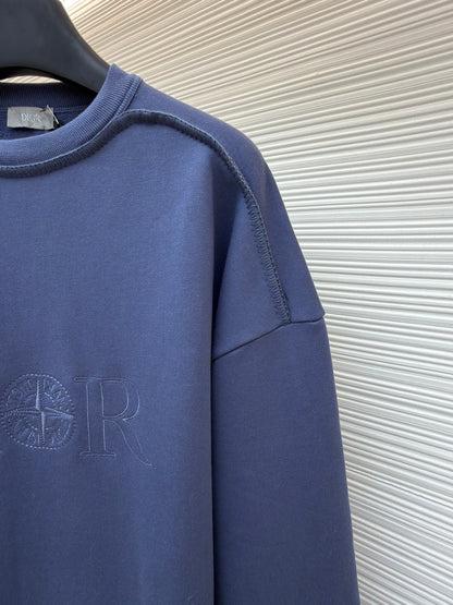 Embroidered Crewneck Sweatshirt