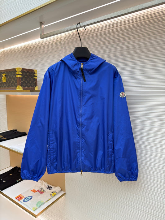Logo Patch Hooded Jacket