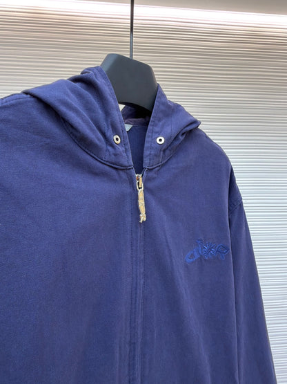 Embroidered Zip Jacket