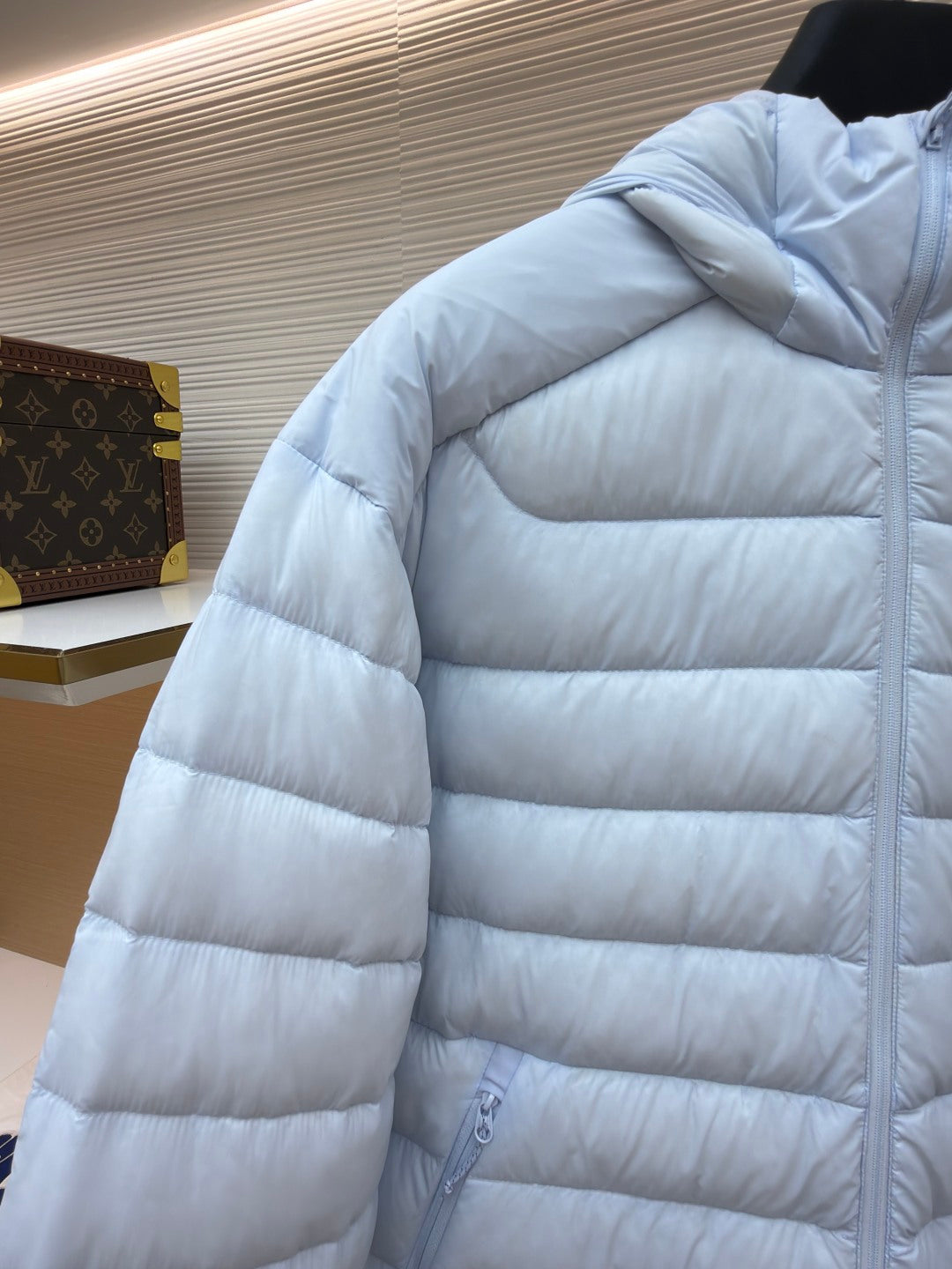 Embroidered Down Jacket
